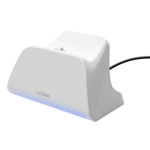 Base de Carga Trust Gxt 255W para Mando PS5 RGB White