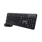 Teclado + Ratón Trust TKM-360 Wireless Silent Black