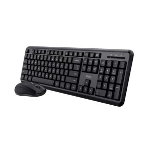 Teclado + Ratón Trust TKM-360 Wireless Silent Black