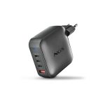 Cargador de Portátil NGS Bud Gan 3XUSB-C/Usb-a 165W Black