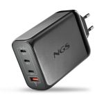 Cargador de Portátil NGS Bud Gan 3XUSB-C/Usb-a 240W Black