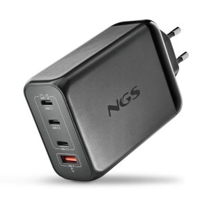Cargador de Portátil NGS Bud Gan 3XUSB-C/Usb-a 240W Black