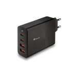 Cargador de Portátil NGS Bud Gan 2XUSB-C/X2USB-A 100W Black