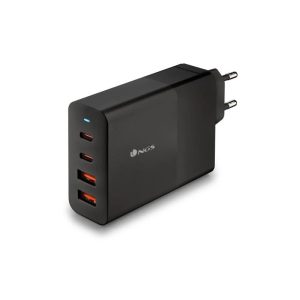 Cargador de Portátil NGS Bud Gan 2XUSB-C/X2USB-A 100W Black