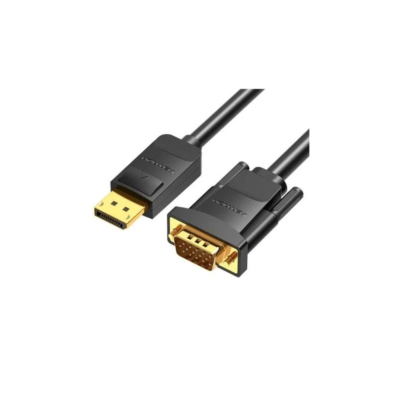 Cable Conversor Vention DisplayPort/M - VGA/M 1.5M Black