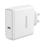 Cargador Smartphone/Tablet Aisens USB-C 60W White