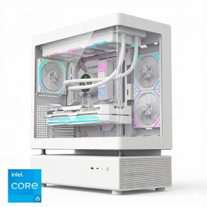 Ordenador Gaming N80 White RGB I5 14600K/32 DDR5/1TB NVMe/WiFi/Ref.Liq/800W