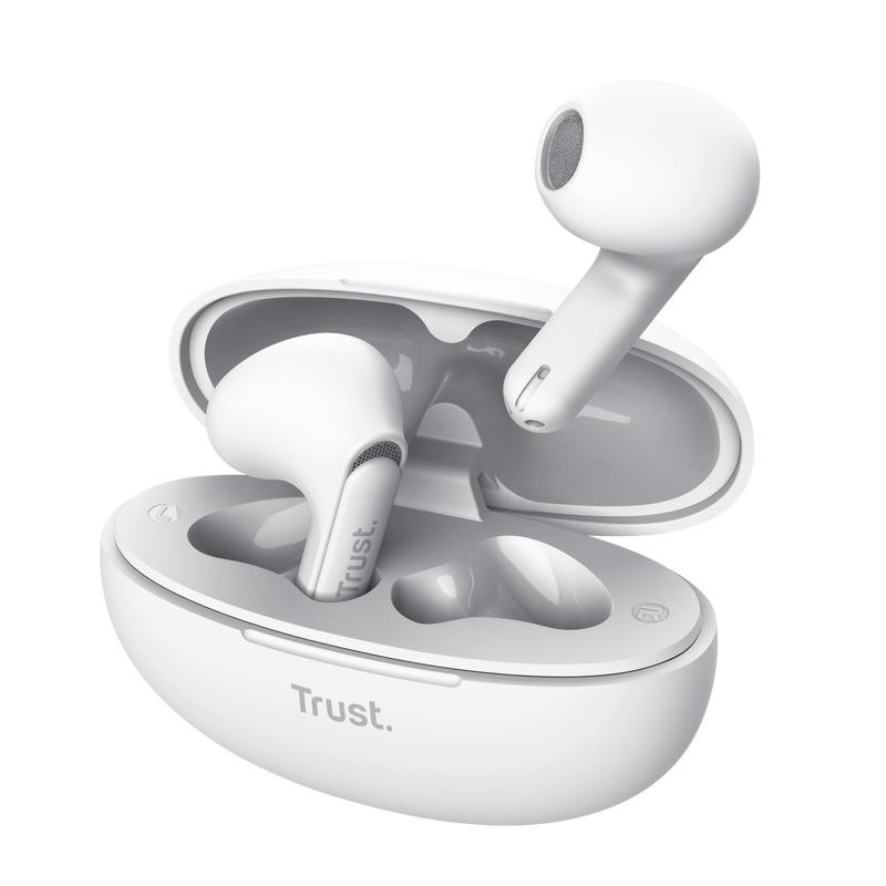 Auriculares Trust Yavi Earphones Enc Bluetooth Wireless White