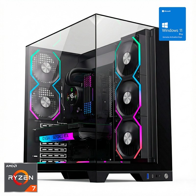Ordenador Gaming Infinity Pro RGB R7 9800X3D/32GB DDR5/SSD1TB NVMe/WiFi/R.liq/800W/W11P