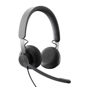 Auriculares + Micrófono Logitech Zone Wired USB-C / Usb-a Black