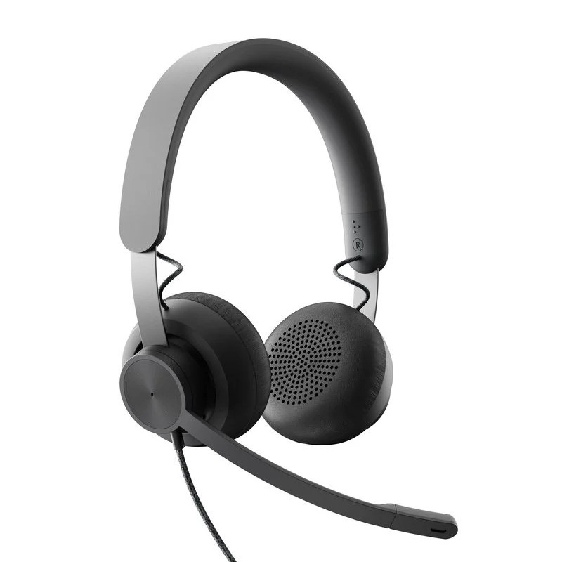 Auriculares + Micrófono Logitech Zone Wired USB-C / Usb-a Black