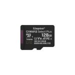 Tarjeta Kingston Canvas Select Plus microSD de 128 GB con adaptador