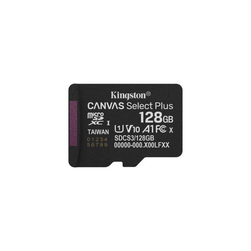 Memoria Micro SD 128GB Kingston XC C10 150MB/S + Adaptador SD Memoria Micro SD 128GB Kingston XC C10 150MB/S + Adaptador SD