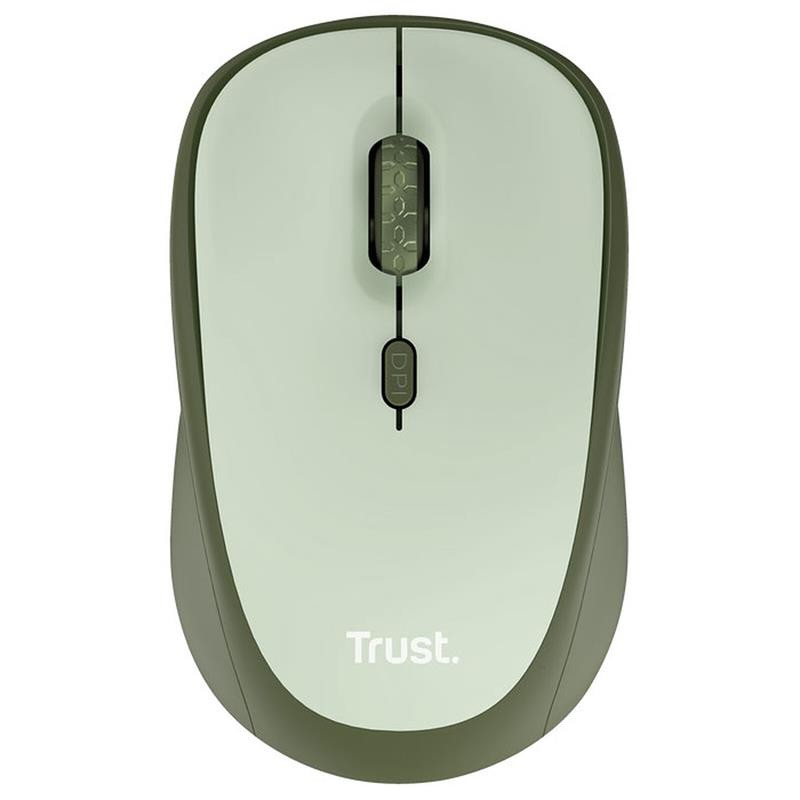 Ratón Trust Yvi+ Wireless Silent Eco Green