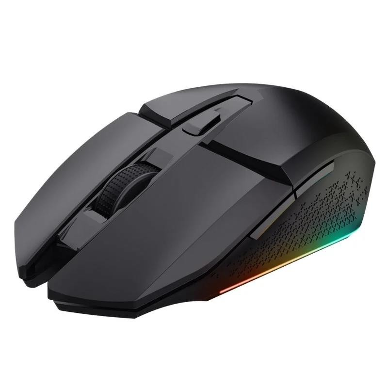 Ratón Trust Gaming Gxt 110 Felox RGB Wireless 4800DPI 6 Botones Black
