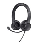 Auriculares + Micrófono Trust Ayda Headset PC USB Black