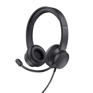 Auriculares + Micrófono Trust Ayda Headset PC USB Black