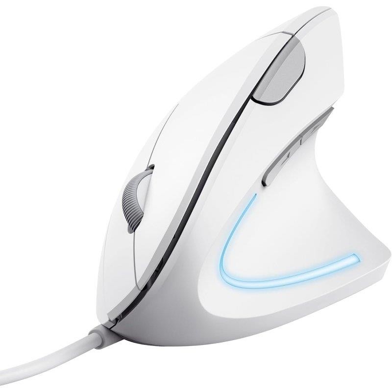 Ratón Trust Verto USB Ergonomic White Ratón Trust Verto USB Ergonomic White