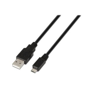 Cable USB AM/Micro B/M 3M Aisens Black