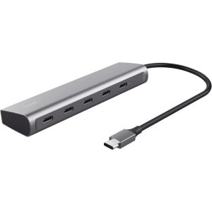 Hub USB-C Trust 5 Puertos Halyx USB-C 3.2