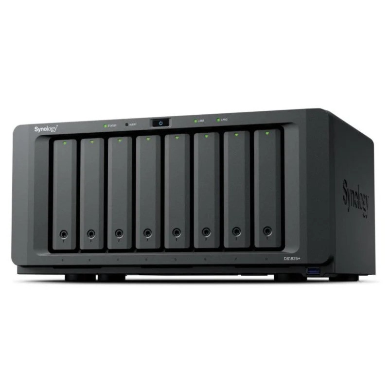 Unidad NAS Synology DS1825+ 18 HDD/SSD Disktation CPU 2.2GHZ 8GB Black