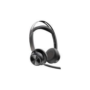 Auricular + Micrófono Poly Voyager Focus 2 Wireless BT Teams + Base de Carga
