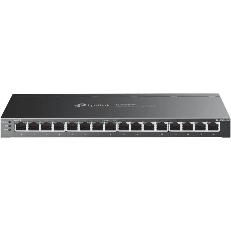 Switch TP-Link TL-SG2016P Gigabit 16 Puertos 8P Poe+ Omada Switch TP-Link TL-SG2016P Gigabit 16 Puertos 8P Poe+ Omada
