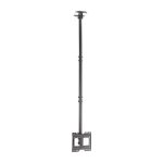 Soporte Monitor Aisens Techo 23-43 50KG Inclinable Extensible Black