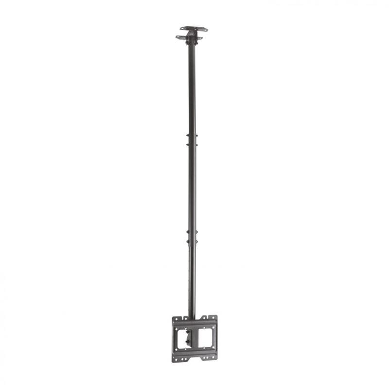Soporte Monitor Aisens Techo 23-43 50KG Inclinable Extensible Black