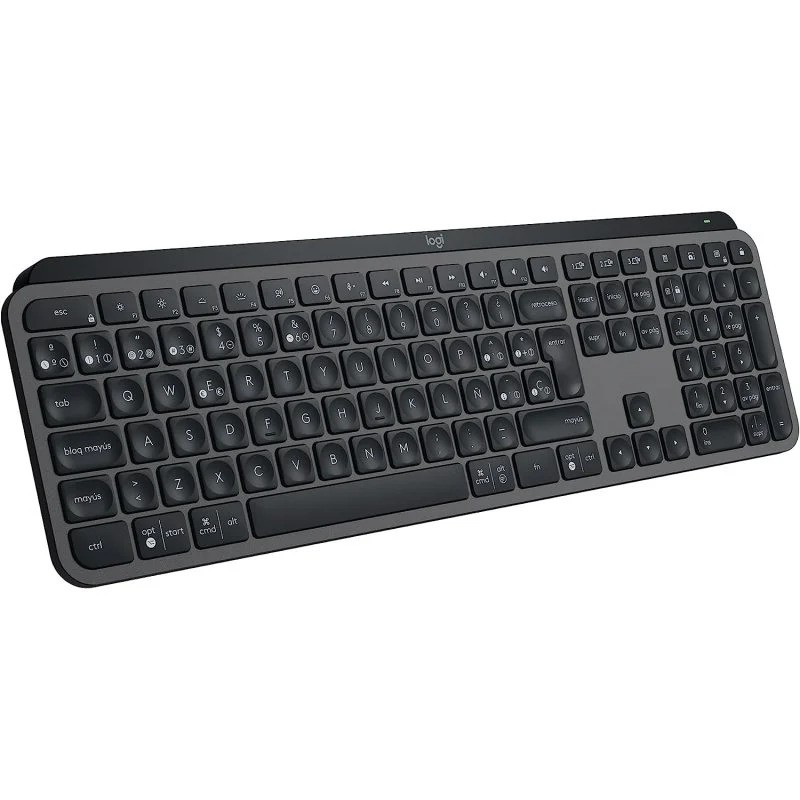 Teclado Logitech MX Keys S Bluetooth Wireless Grafito