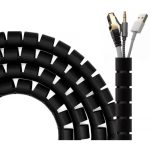 Organizador de Cable Aisens Flexible 25MM 2M Black