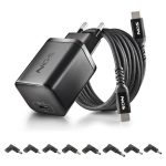 Cargador de Portátil ASUS NGS Bud Gan USB-C 65W 8 Conectores + Cable 1.5M USB-C Black