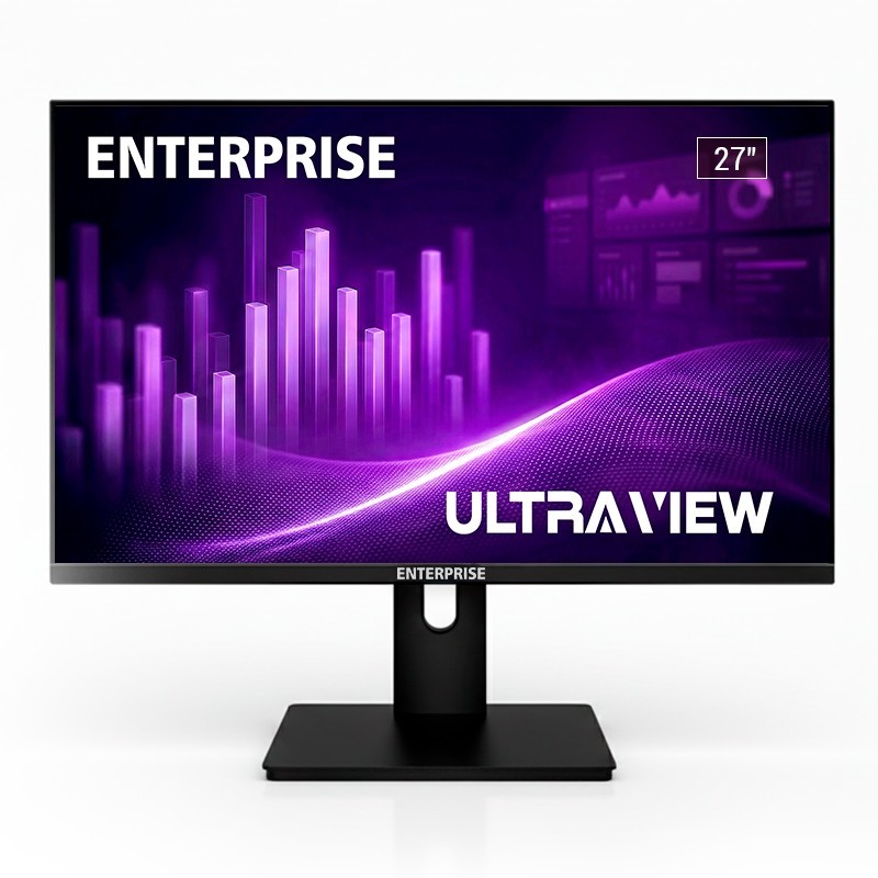 Monitor Enterprise Ultra-view 27 IPS QHD 2K 120HZ USB + HDMI + DisplayPort Ergonómico Multimedia Vesa 3YR Gar Monitor Enterprise Ultra-view 27 IPS QHD 2K 120HZ USB + HDMI + DisplayPort Ergonómico Multimedia Vesa 3YR Gar