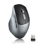 Ratón NGS Lush-rb Ergonómico Wireless Recargable 1600 DPI Black