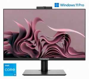 Ordenador Enterprise AIO Doha 27 I5 14400/8GB DDR5/SSD1TB/WiFi/Webcam/Ergo/3Y/W11Pro Black