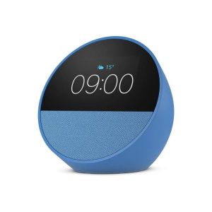 Despertador Inteligente Amazon Echo Spot Alexa Musica Alarma Blue