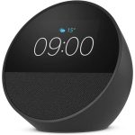 Despertador Inteligente Amazon Echo Spot Alexa Musica Alarma Grey