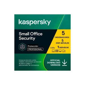 Antivirus Kaspersky Small Of. Sec. 1L Server + 5L PC + 5 Puestos 1 Year L.elec
