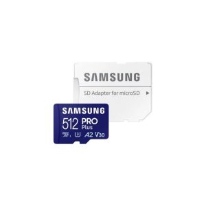 Memoria Micro SD 512GB Samsung Evo Plus Sdxc Uhs-i U3 + Adaptador SD