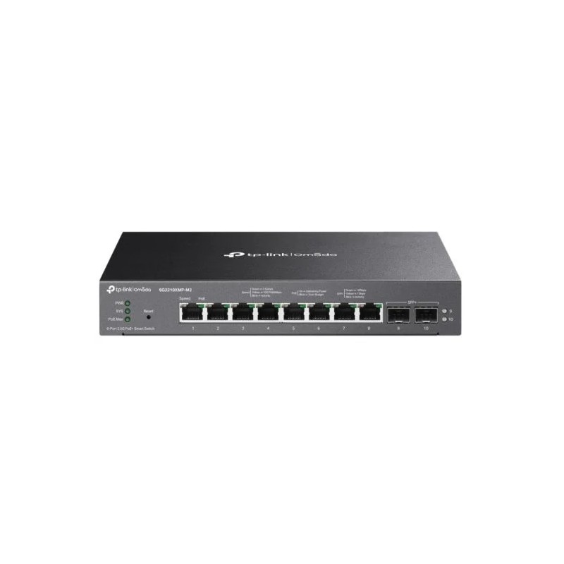 Switch TP-Link Omada Gigabit 10 Puertos TL-SG2210XMP-M2 8 PoE + 2 Sfp
