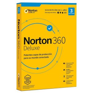 Norton 360 Deluxe 25GB Es 1 User 3 Device 1 Año L. Electrónica