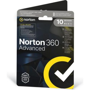 Norton 360 Advanced Pwm 200GB Es 1USUAR 10DISP 1 Año Lic. Electrónica