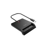 Lector de Tarjetas DNI Trust Primo DNI USB-C/Usb-a Black