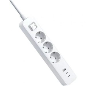 Regleta Xiaomi Power Strip 3 Schukos USB/USB-C Proteccion 20W 1