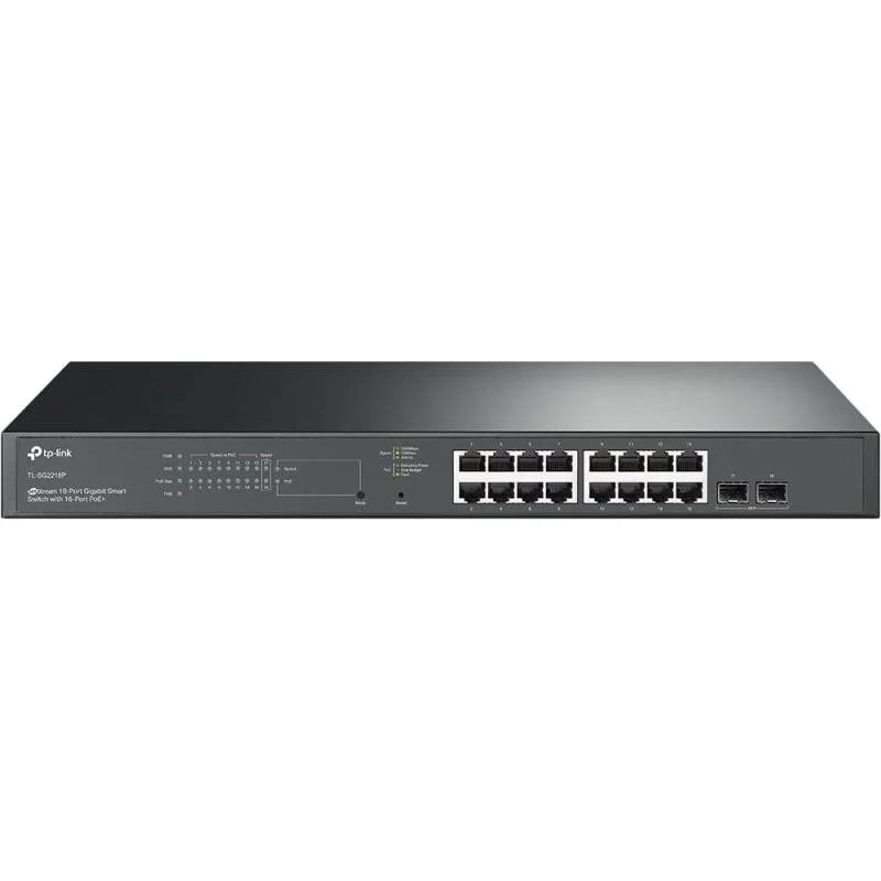 Switch TP-Link Jetstream 18 Puertos Gigabit 16 Puertos Poe+ Switch TP-Link Jetstream 18 Puertos Gigabit 16 Puertos Poe+