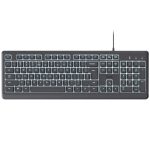 Teclado Trust Primo USB Illuminated Black
