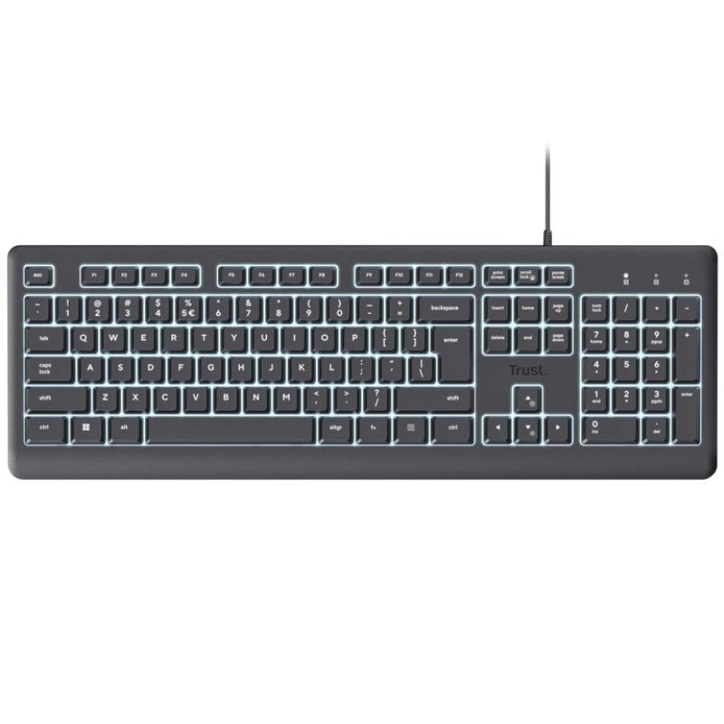 Teclado Trust Primo USB Illuminated Black Teclado Trust Primo USB Illuminated Black