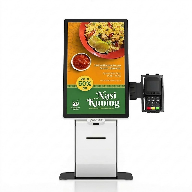 Kiosko Autoservicio AVPOS Compact 22 I3 10TH/8GB/256GB/WiFi/Printer/2D/W11Pro