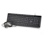 Teclado + Ratón NGS Cocoakit V2 USB Multimedia Black