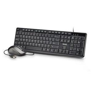 Teclado + Ratón NGS Cocoakit V2 USB Multimedia Black